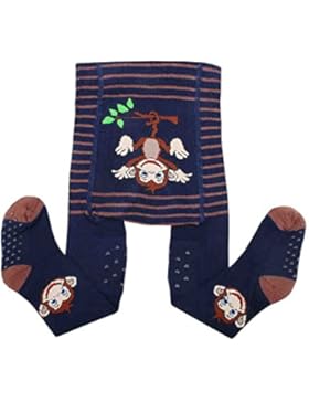 Esda Baby ABS Krabbelstrumpfhose Sohle und Knie weich gefüttert Jungenstrumpfhose Mädchen Strumpfhose