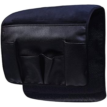 Byilx Armlehnenschoner für Sofa-Armlehnen, Kunstleder, dehnbar