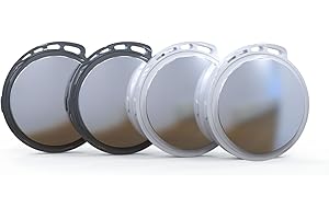 SAMNISOO Smart Tag,Tracker à Utiliser avec l'app Localiser (Uniquement iOS), Localisateur de clés, Batterie Remplaçable, pour Valises/Portefeuilles/Sacs/Clés (4)