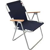Bofigo Garden Chair Folding Chair Balcony Chair Navy Blue