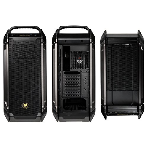 COUGAR Gaming Panzer MAX Full-Tower Negro Carcasa de Ordenador - Caja de Ordenador  Full-Tower  PC  ATX CEB EATX Micro-ATX Mini-ITX  Negro  Juego  17 cm 