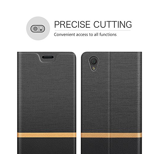 Funda Sony Xperia L1 Riffue Carcasa PU Ultra Delgada con Cartera de Estilo Libro Vaquero Protectora de Folio Flip Case para Sony Xperia L1 - Negro reviews Funda Sony Xperia L1 Riffue Carcasa PU Ultra Delgada con Cartera de Estilo Libro Vaquero Protectora de Folio Flip Case para Sony Xperia L1 - Negro