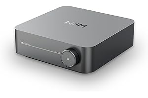 WiiM Amp: Amplificador de Streaming Multiroom | Compatible con AirPlay, Google Cast, Alexa | HDMI, Control por Voz | Transmite Desde Spotify, Amazon Music, Tidal y más | Gris Espacial