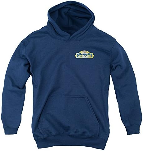 Polar Express - Youth Conductor Pullover Hoodie, X-Large, Navy