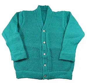 Baby Woolen Knitted Full Sweater(for Both boy and Girl : from 2 to 3 Years) (Turquoise)