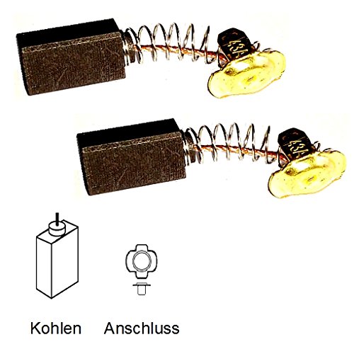 ULFATEC ® Kohlebürsten Motorkohlen für DWT 180, BLAUKRAFT BDH 1050 - 7 x 11 x 17 mm (2033)