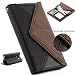 Produktbild Handy Schutz Tasche im Portmonee Design für Samsung Galaxy S7 EDGE Croco Look Brieftasche Smartphone Cover Clutch Case ScorpioCover schwarz