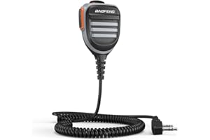 BAOFENG 780 Two Way Radio Rainproof Handheld Speaker Mic Microphone, Remote Shoulder Mic for GMRS Radio FRS Radio UV-5R BF-F8HP UV-5RX3 UV-5R+,UV-5X,BF-888S UV-S9Plus Protable Radio