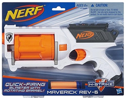 Preisvergleich Produktbild Nerf N-Strike Maverick Rev-6 White