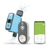 Garza Smart WiFi Automatic Irrigation Programmer with Plug Hub for Garden, Lawn, Smart Timer and Automatic Drip Irrigation Sy