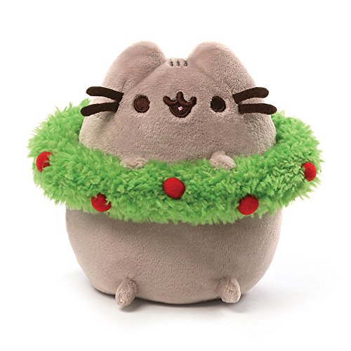 Price comparison product image GUND Pusheen Pusheen Xmas Wreath Soft Toy