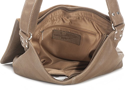 Leder Umh  ngetasche Herren Damen Messenger Bag Leder DIN A4 Ledertasche schwarz braun cognac grau blau 36 x 30 x 8 cm von REBELS   LEGENDS