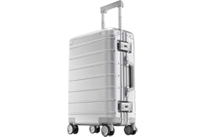 Xiaomi Mi Metal Carry-on Luggage 20" (31 Liter) Hartschalen Trolley Koffer Rollkoffer aus hochwertiger Aluminium/Magnesium Legierung mit 4 Rollen und zweifachem TSA-Zahlenschloss