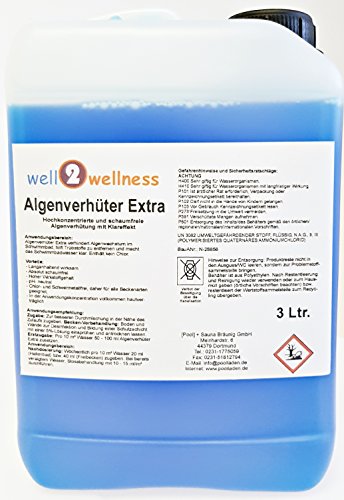 Pool Algenverhüter + Algenvernichter Extra 'BLUE' 3,0 l - hochkonzentriert + schaumfrei