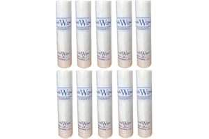 THE WATER FILTER MEN 10 pulgadas de filtro PP sedimentos de agua Cartuchos de 1 micrón (Pack de 10)