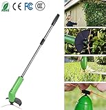 Sallypan Akku-Unkraut-Trimmer, Griff Erweiterbar Leicht Garten Rasentrimmer
