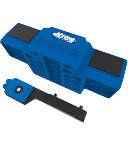 Hettich Scheursjabloon (korrelsjabloon) MultiBlue - voor potscharnier met ø 26 en 37 mm - kunststof, blauw - 9220193