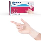 Dolphin Beyaz Vinil Eldiveni Pudrasız S - 100 Adet