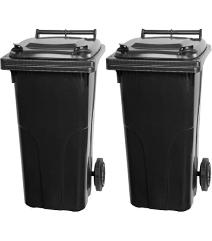 Produktbild von Maya Professional Tools 04005 Weber Mülltonne – 120 L Fassungsvermögen, Robust, UV- & Wetterfest – Der Zuverlässige Begleiter Für Haus & Garten