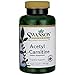 Produktbild Swanson - Acetyl L-Carnitin (ALCAR) 500mg, 100 Kapseln - Konzentration, Gedächtnis, Performance Physik, Energie, Vitalität & Anti-Aging - Acetylcarnitin, Essigsäure (Acetyl L Carnitine capsules)