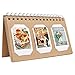 Produktbild ablus 68 Taschen Mini-Desktop-Foto-Album für Fujifilm Instax Mini 7S 8 8 + 25 26 50s 70 90 instant Kamera & Name Card Brown-1