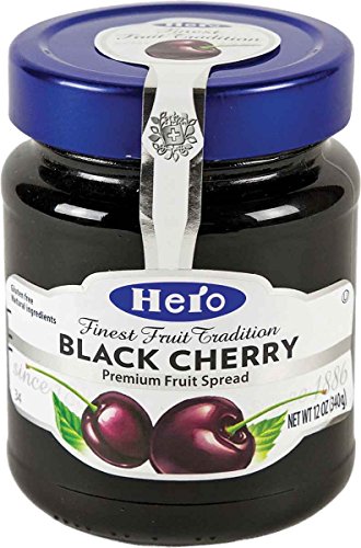 Preisvergleich Produktbild Hero Premium Fruit Spreads, Black Cherry, 12 Ounce (Pack of 8)