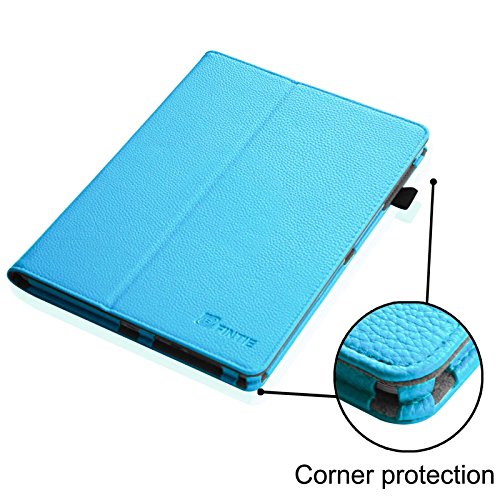 Fintie Samsung Galaxy Tab S 10.5 Hülle Case – Slim Fit Folio Kunstleder Schutzhülle Cover Tasche mit Ständerfunktion für Samsung Galaxy Tab S T800 T805 (10,5 Zoll) Tablet (mit Auto Schlaf / Wach Funktion), Blau - 6