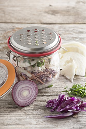Kilner Käse Reibe Set – Inklusive, mit Bügelverschluss, jar, transparent - 5