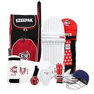 CW Player Choice Without Bat Cricket Kit Without Bat Cricket Kits Cricket Kit for Boys Full Kit Cricket Set Cricket Kit for Men Full Size Cricket Set for Boys