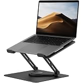 McStorey Portable Foldable Adjustable Laptop Stand &ndash; Aluminum, Ergonomic Laptop Booster, Stepped