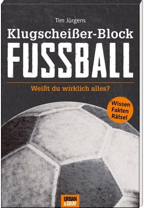 Spiegelburg 14798 KLUGSCHEISSER-BLOCK Fridge Note Board Quiz Questions In German Football Fans de Urban & Gray