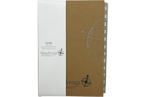‎WANDERINGS Wanderings 2025/26 A5 Kalenderplaner Einlagen – 21 cm x 14,2 cm – Englisch, Elfenbeinfarbe – Dicke Monats Und Wochenkalender Nachfüllung Für A5 6-Ringbuch Planer, Kompatibel Mit Filofax, Bis Juni 2026