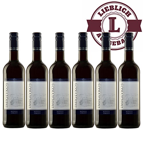 Preisvergleich Produktbild Rotwein Griechenland Imiglykos Katharos lieblich (6x0,75l) - VERSANDKOSTENFREI