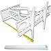 Price comparison product image M G Wall Mount & l3xxl ® White – 65-w-kk Fluorescent, with joints Swivel Heavy Duty, 82-180 Welded Wall Bracket for 32 "-70") -Size Universal for all TV Manufacturers 650 mm, Length: 100 mm, Colour: White