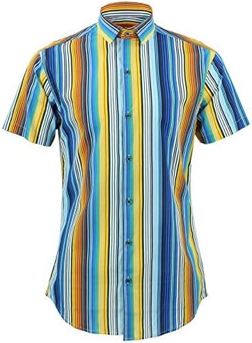 Loud Originals Tailored Fit Short Sleeve Shirt - Classic Deck Chair (15.5"/39-40cm/Medium)