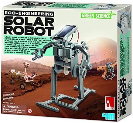 Green Science - Solar Robot - Children Kids Boys Girls - Educational Set - Top Selling Christmas Xmas Gift Present Fun Games & Toys Idea Age 8+