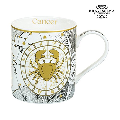 Preisvergleich Produktbild Henkelbecher Krebs - Kitchen's Deco Kollektion by Bravissima Kitchen