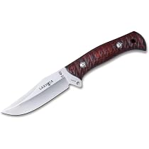 Muela Lakhota Jagdmesser – Rostfreier Stahl, Klingenlänge 13 Cm, Mit Lederscheide