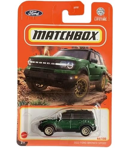 Matchbox 1970 Ford Bronco, Light Blue, 1:64 Die-Cast Vehicle, 29