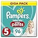 Produktbild Pampers Baby-Dry Pants/Windeln, Größe 5, mit Luftkanälen, 96 Stück