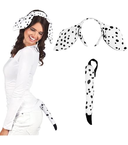 Set Accessori Costume Da Agnello – Cerchietto Con Orecchie Di Pecora In Peluche E Coda Bianca, Per Bambini E Adulti, Per Halloween E Feste A Tema