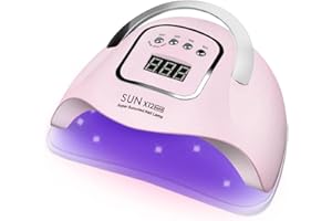 JYFKINN Lampara LED Uñas 280W Profesional Secador de Uñas 66 LED UV Lampara Uñas Gel Semipermanentes Maquina Uñas Luz UV Nail Lamp con 4 Temporizadores Sensor Automatico para Manicura y Pedicura