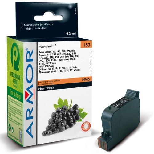 Für HP Officejet G 85 - Black - XL Patrone, Armor wiederaufbereitete Druckerpatrone für G85, 42ml