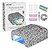 AMOS Professional UV Lamp Nail Dryer Light 36W Gel Shellac Art Manicure Pedicure Curing Timer + 4 x 9W Bulbs & Accessories Set (Zebra)