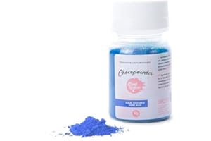 Past Kolor - Colorante en Polvo Chocopowder - Colorante Comestible para Chocolate - Ideal para Repostería, Decoración de Pasteles y Tartas - 10 G (AZUL OSCURO)