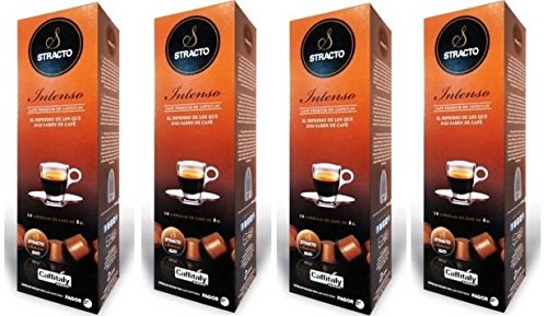 Cápsulas Stracto Caffitaly Intenso 40 unidades