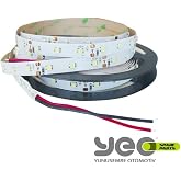 Yeo Tek &Ccedil;ipli 12V 5Metre Silikonsuz Şerit Led Sıcak Beyaz