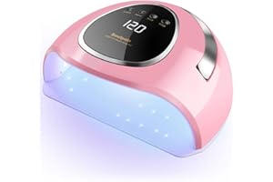 SOULPALA 180W Nageltrockner Nagel Lampe LED/UV Lampe für Nägel Nail Lamp, 48 LED light 10/30/60/120s Timer Infrarot Sensor LCD Display Nagelwerkzeuge für Fingernagel und Zehennagel Geeignet für alle Gel
