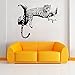 Produktbild Coold schwarz afrikanischen ccheetah Animal Wiederablösbare Decor Aufkleber Aufkleber für Home Decor