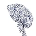 Produktbild Cathy02Marshall Damen Elegante Schnee Spinnen Weich Chemo Turban Mütze Kopftuch für Chemotherapie,Krebs,Haarverlust